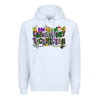 White medical laboratory technician mardi gras Premium Hoodie - CowGirlArtShop
