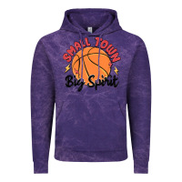 Cloud Purple small town big spirit Vintage Hoodie - MaliasSmallBusiness