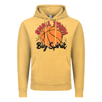 Vintage Mustard small town big spirit Vintage Hoodie - MaliasSmallBusiness
