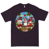 Plum christmas gnomes ornament Premium Tee - Artiststas