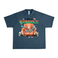 Midnight Navy bookaholic Urban Heavy Tee - MaliasSmallBusiness