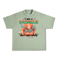 Oil Green bookaholic Urban Heavy Tee - MaliasSmallBusiness