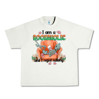 Pistachio bookaholic Urban Heavy Tee - MaliasSmallBusiness