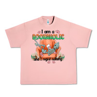 Salmon bookaholic Urban Heavy Tee - MaliasSmallBusiness