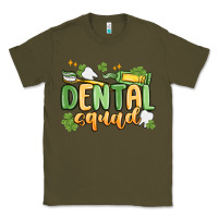 Army Green dental squad Classic Tee - MaliasSmallBusiness