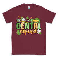 Burgundy dental squad Classic Tee - MaliasSmallBusiness