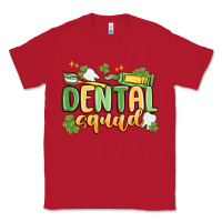 Red dental squad Classic Tee - MaliasSmallBusiness
