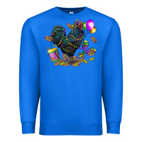 True Royal mardi gras chicken Premium Sweatshirt - CowGirlArtShop