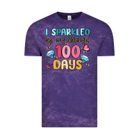 Cloud Purple i sparkled my way through 100 days Vintage Tee - MaliasSmallBusiness