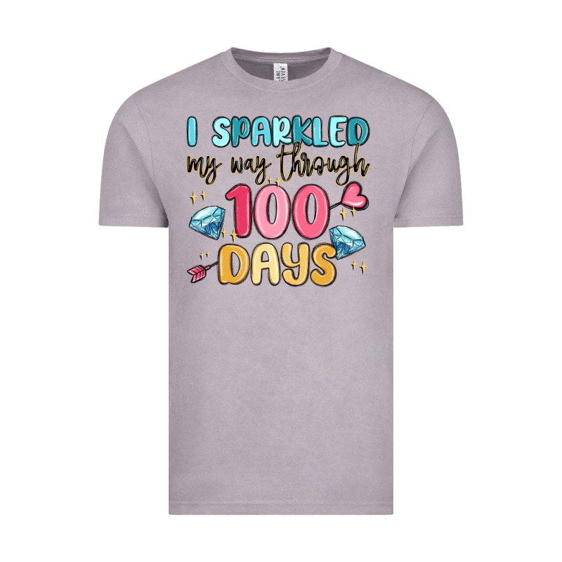 I Sparkled My Way Through 100 Days Vintage Tee by MaliasSmallBusiness | Teevron