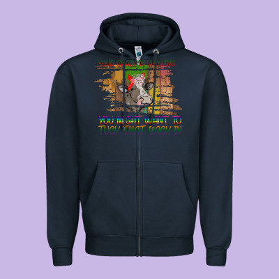 Your Crazy Is Showing Zipper Hoodie Designed By Bettercallsaul