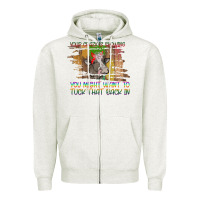 Oatmeal Heather Your Crazy Is Showing Zipper Hoodie - Bettercallsaul