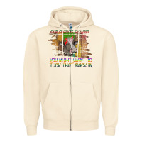 Sandshell Your Crazy Is Showing Zipper Hoodie - Bettercallsaul