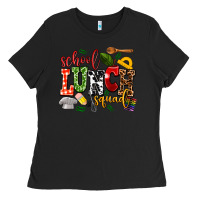 Black school lunch squad Ladies Tee - AdoDesignShop