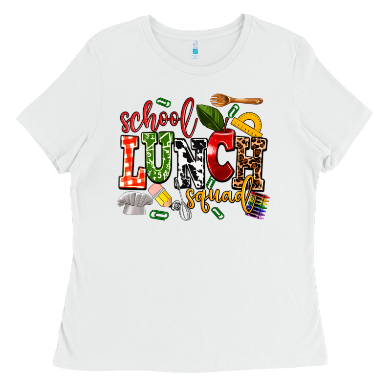 School Lunch Squad Ladies Tee by AdoDesignShop | Teevron