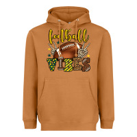 Meerkat Football vibes yellow and green team color Heavyweight Hoodie - HowdyJamesFarm