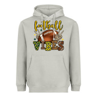 Moon Dust Football vibes yellow and green team color Heavyweight Hoodie - HowdyJamesFarm