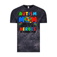 Cloud Black autism mom some people look up to their heroes i'm Vintage Tee - JahusDesignShop
