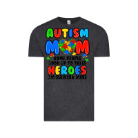 Vintage Black autism mom some people look up to their heroes i'm Vintage Tee - JahusDesignShop
