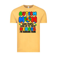 Vintage Mustard autism mom some people look up to their heroes i'm Vintage Tee - JahusDesignShop
