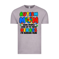 Vintage Zinc autism mom some people look up to their heroes i'm Vintage Tee - JahusDesignShop