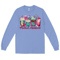 Colony Blue ma medical assistant coffee cups Long Sleeve Tee - MaliasSmallBusiness