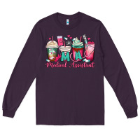 Plum ma medical assistant coffee cups Long Sleeve Tee - MaliasSmallBusiness