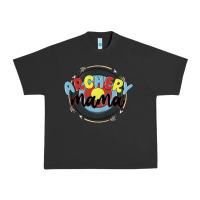 Pigment Black archery mama Urban Heavy Tee - MaliasSmallBusiness