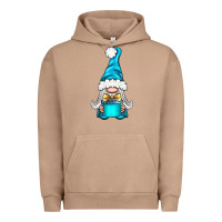 Pigment Burro winter gnome with gift Urban Hoodie - BundleAndBundleShop