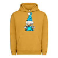 Pigment Peanut Butter winter gnome with gift Urban Hoodie - BundleAndBundleShop