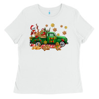 White santa fuel   cookies truck Ladies Tee - AdoDesignShop