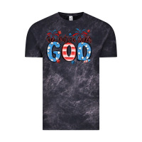 Cloud Black one nation under god Vintage Tee - MaliasSmallBusiness