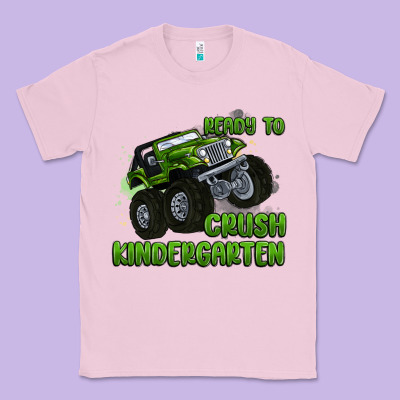 Ready To Crush Kindergarten Classic Tee Designed By Maliassmallbusiness