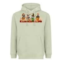 Matcha wizards coffee cups Heavyweight Hoodie - TumblerDesignByShophia