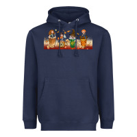 Navy wizards coffee cups Heavyweight Hoodie - TumblerDesignByShophia