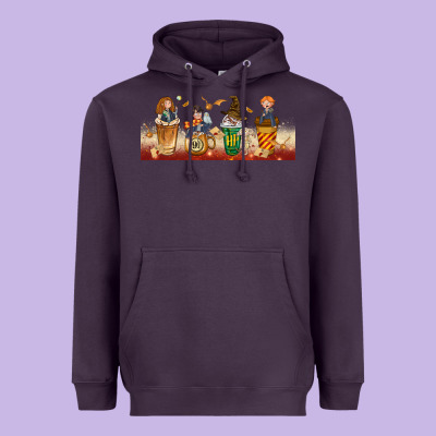 Wizards Coffee Cups Heavyweight Hoodie Designed By Tumblerdesignbyshophia