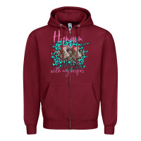 Burgundy Hangin With My Heifers Zipper Hoodie - Bettercallsaul