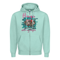 Hangin With My Heifers Zipper Hoodie | Teevron