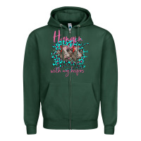 Sports Green Hangin With My Heifers Zipper Hoodie - Bettercallsaul
