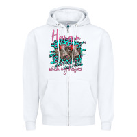White Hangin With My Heifers Zipper Hoodie - Bettercallsaul
