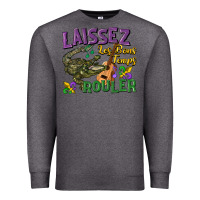 Charcoal Heather laissez les bons temps rouler Premium Sweatshirt - CowGirlArtShop