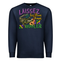 Navy laissez les bons temps rouler Premium Sweatshirt - CowGirlArtShop