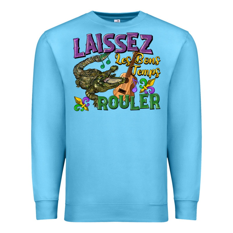 Laissez Les Bons Temps Rouler Premium Sweatshirt by CowGirlArtShop | Teevron
