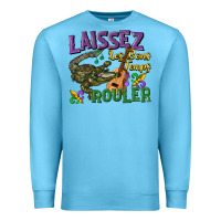 Ocean Blue laissez les bons temps rouler Premium Sweatshirt - CowGirlArtShop