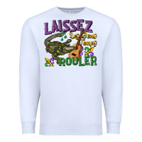 White laissez les bons temps rouler Premium Sweatshirt - CowGirlArtShop