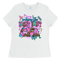 White rocking the night shift cna life Ladies Tee - AdoDesignShop