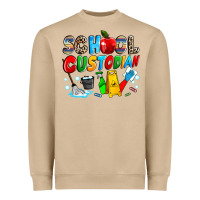 Mushroom school custodian Heavyweight Sweatshirt - NancyCooperArtShop