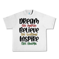 Lunar Rock dream like martin believe like thurgood inspire li Urban Heavy Tee - MaliasSmallBusiness