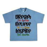 Pebble Blue dream like martin believe like thurgood inspire li Urban Heavy Tee - MaliasSmallBusiness