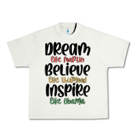 Pistachio dream like martin believe like thurgood inspire li Urban Heavy Tee - MaliasSmallBusiness